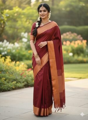 Women's Poonam silk saree | Solid Zari Border  without Blouse saree for women | sari 5.5 mtr | Festive Ethnic Festival wear, Maroon-Gold | Pink-Mustard | Black-Gold | Mustard-Gold | Baby-Pink | Black-Orange | OliveGreen-Beige | Pink-Maroon | Beige-Rust | SkyBlue-Green | Pink-Ombre | Dark-Green