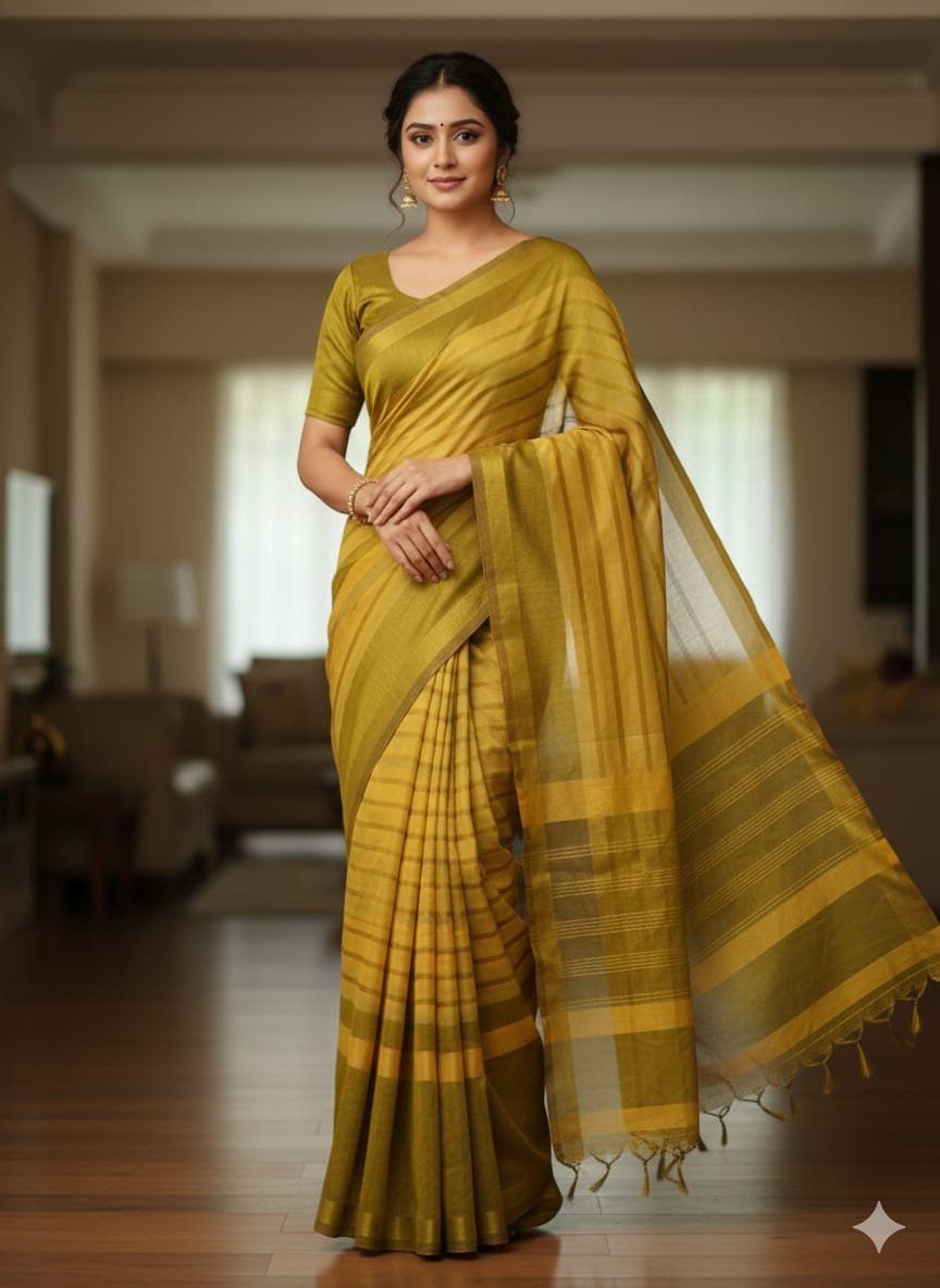 Women's Poonam silk saree | Solid Zari Border without Blouse saree for women | sari 5.5 mtr | Festive Ethnic Festival wear, Maroon-Gold | Pink-Mustard | Black-Gold | Mustard-Gold | Baby-Pink | Black-Orange | OliveGreen-Beige | Pink-Maroon | Beige-Rust | SkyBlue-Green | Pink-Ombre | Dark-Green - Image 4