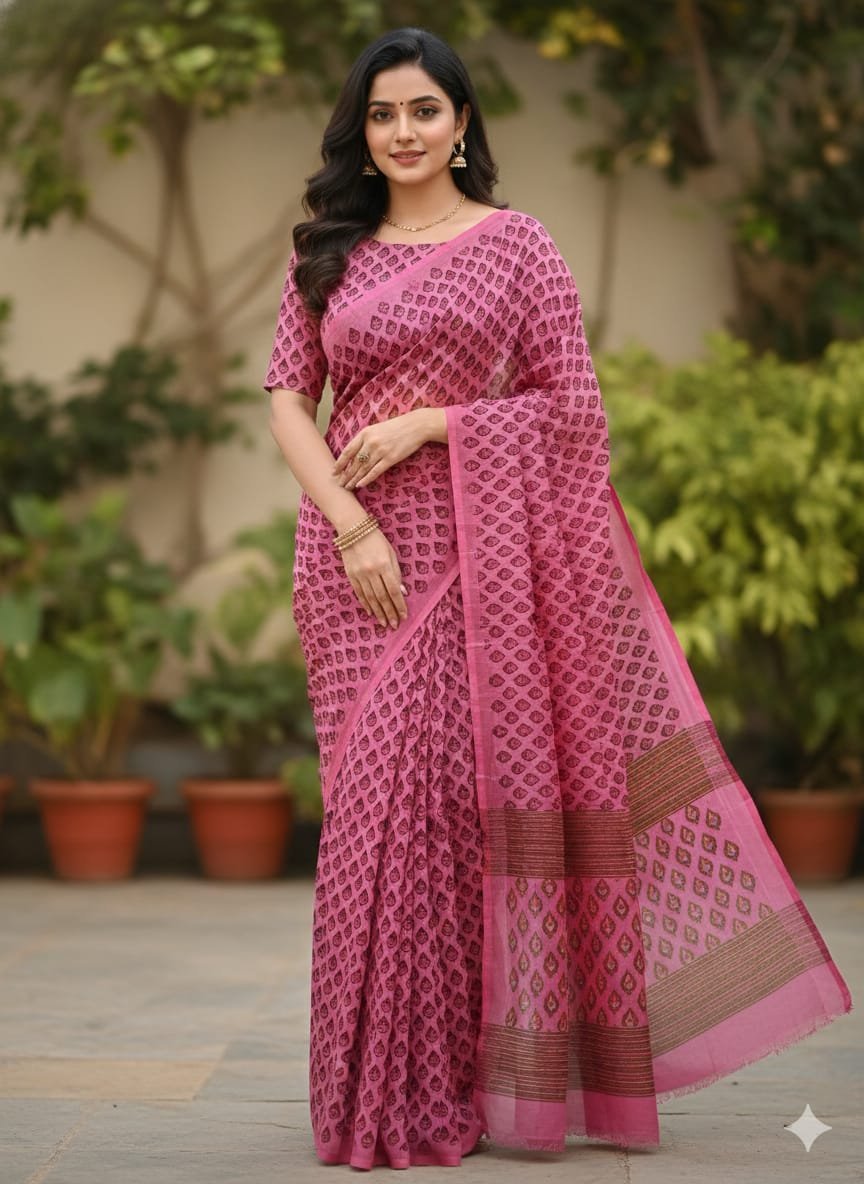 Women's Poonam silk saree | Solid Zari Border without Blouse saree for women | sari 5.5 mtr | Festive Ethnic Festival wear, Maroon-Gold | Pink-Mustard | Black-Gold | Mustard-Gold | Baby-Pink | Black-Orange | OliveGreen-Beige | Pink-Maroon | Beige-Rust | SkyBlue-Green | Pink-Ombre | Dark-Green - Image 8
